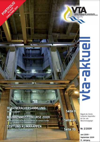 Titelbild des vta-aktuell, Ausgabe 2009-2